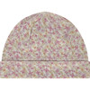Allover Floral Print Cap, Multicolor - Hats - 2 - thumbnail