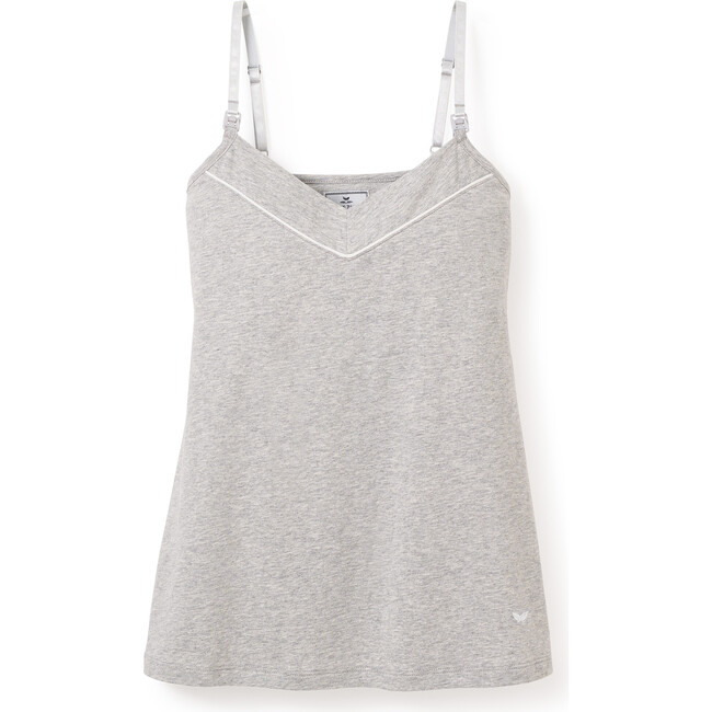 Pima Cotton Maternity Camisole, Heather Grey