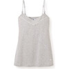 Pima Cotton Maternity Camisole, Heather Grey - Tank Tops - 1 - thumbnail