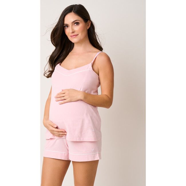 Pima Cotton Maternity Camisole, Pink