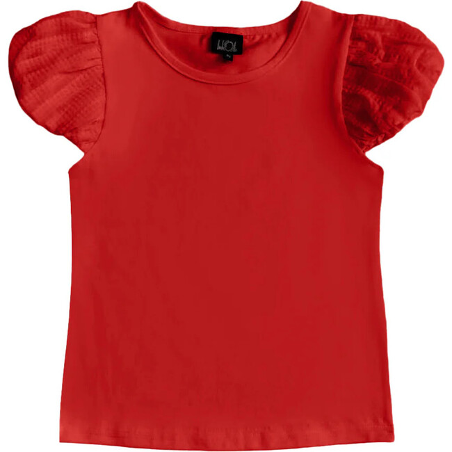 Balloon Short Sleeve Tee, Red