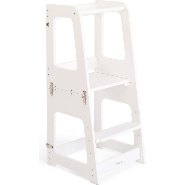 Convertible Toddler Tower, White