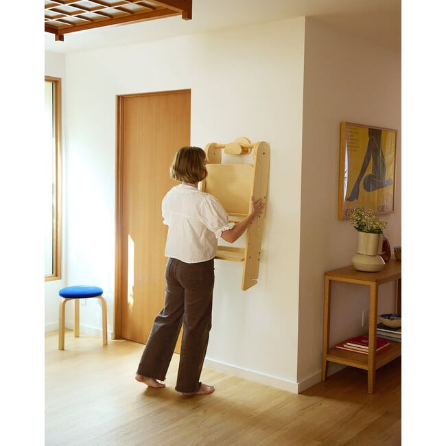 Foldable Toddler Tower Wall Hook, Sage - Kitchen Helper - 3