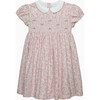 Rosie Smocked Dress, Pink - Dresses - 1 - thumbnail