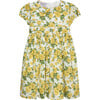 Liberty Print Carline Rose Dress, Yellow - Dresses - 1 - thumbnail