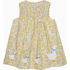 Baby Rosie Smocked Duck Dress, Yellow - Dresses - 1 - thumbnail