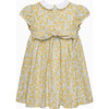 Rosie Smocked Dress, Yellow - Dresses - 2 - thumbnail