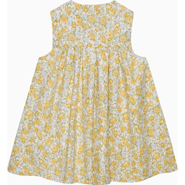 Baby Rosie Smocked Duck Dress, Yellow