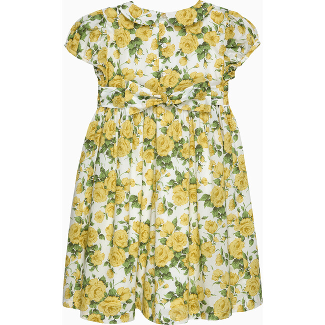 Liberty Print Carline Rose Dress, Yellow