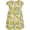 Liberty Print Carline Rose Dress, Yellow - Dresses - 2 - thumbnail