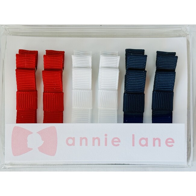 Six Bows Box Set, Red, White & Blue Bold