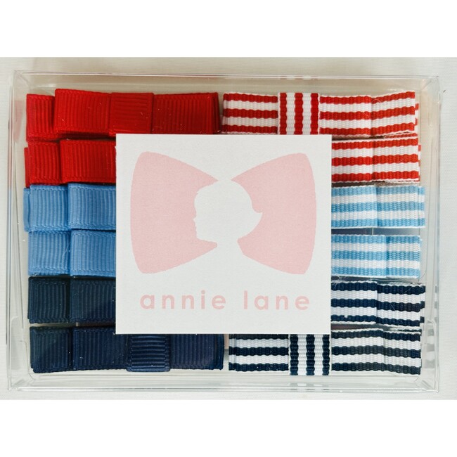 Twelve Bows Box Set, Red, White & Blue Stripes