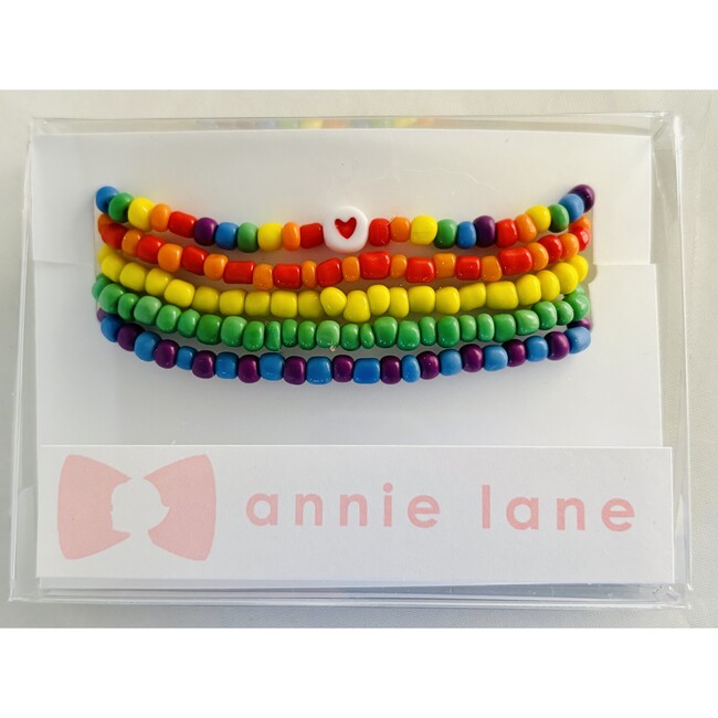Set of Five Bracelets, Love Always for Pride