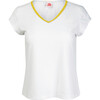 Love All Tennis Women's Kate Resort Top, Yellow - T-Shirts - 1 - thumbnail