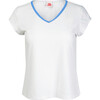 Love All Tennis Women's Kate Resort Top, Blue - T-Shirts - 1 - thumbnail