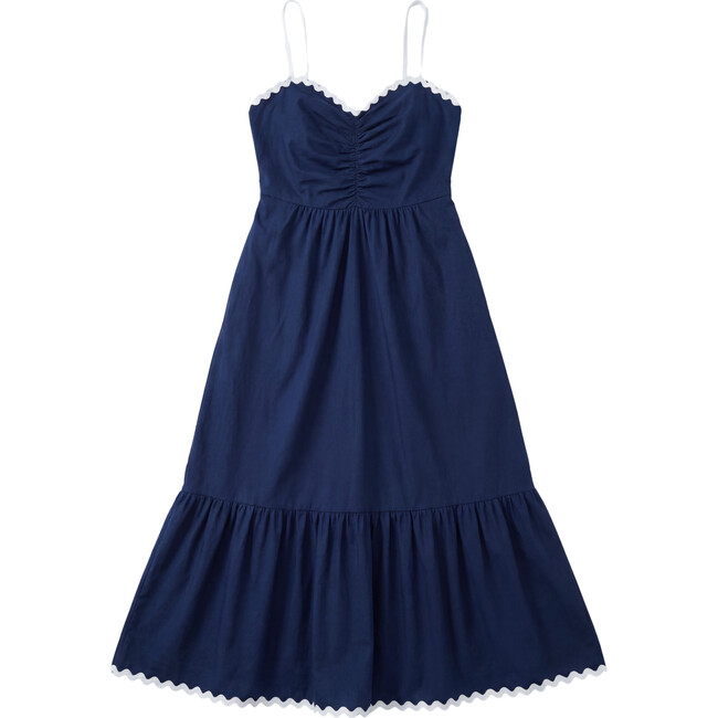 Love All Tennis Women's Courtside Dress, Navy/White