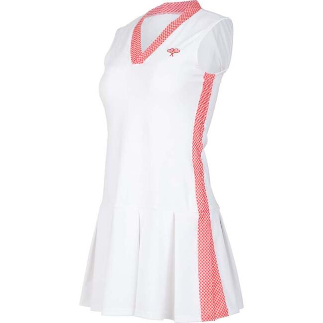 Love All Tennis Women's Tracy Dress Gingham, Red