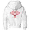 Love All Tennis Kids Hooded Sweatshirt, White - Sweatshirts - 1 - thumbnail