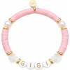 Gigi Bracelet, Pink - Bracelets - 1 - thumbnail