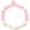 Girl Mom Bracelet, Pink - Bracelets - 1 - thumbnail