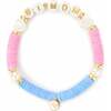 #1 Mom Bracelet, Pink - Bracelets - 1 - thumbnail