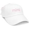 Mimi Bow Baseball Hat, White - Hats - 1 - thumbnail