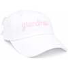Grandma Bow Baseball Hat, White - Hats - 1 - thumbnail