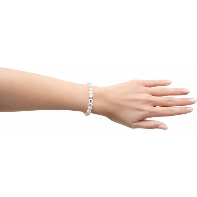 Best Aunt Bracelet, Pink - Bracelets - 2