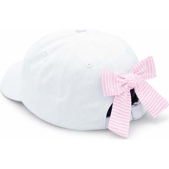 Gigi Bow Baseball Hat, White