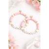 Big and Lil Sis Bracelet Set, Pink - Bracelets - 2