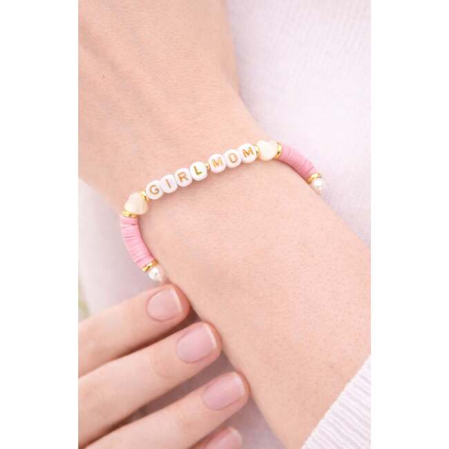 Girl Mom Bracelet, Pink