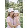 Mini Bow Baseball Hat, White - Hats - 2 - thumbnail