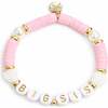Big and Lil Sis Bracelet Set, Pink - Bracelets - 3