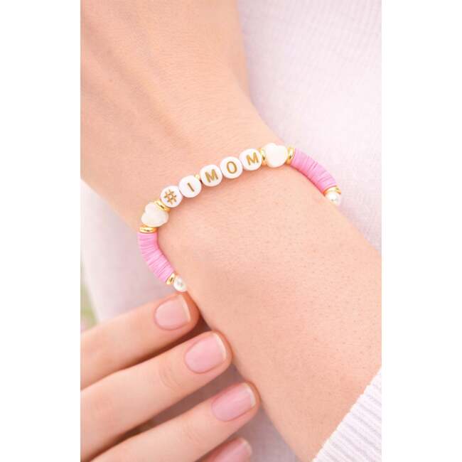 #1 Mom Bracelet, Pink
