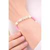 #1 Mom Bracelet, Pink - Bracelets - 2 - thumbnail