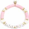 Big and Lil Sis Bracelet Set, Pink - Bracelets - 4