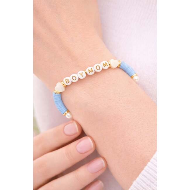 Boy Mom Bracelet, Blue - Bracelets - 3