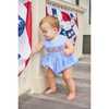 Smocked Apron Bubble, Flags - Rompers - 3