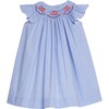 Smocked Bishop Dress, Flags - Dresses - 1 - thumbnail