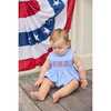 Smocked Apron Bubble, Flags - Rompers - 4