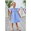 Smocked Bishop Dress, Flags - Dresses - 2