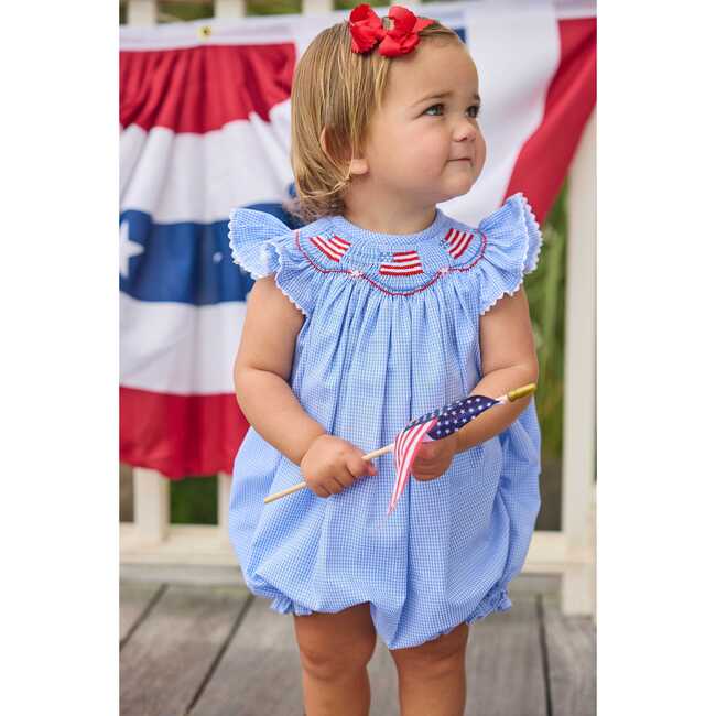 Smocked Bishop Bubble, Flags