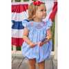 Smocked Bishop Bubble, Flags - Rompers - 2