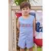 Smocked Shortall, Flags - Rompers - 2