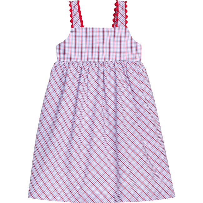 Evie Dress, Patriotic Plaid