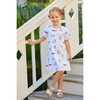 Printed T-Shirt Dress, Coastal Summer - Dresses - 4