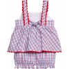 Evie Bloomer Set, Patriotic Plaid - Mixed Apparel Set - 3