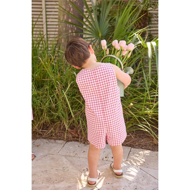 Vintage John John, Red Windowpane - Rompers - 6