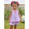 Evie Bloomer Set, Patriotic Plaid - Mixed Apparel Set - 4