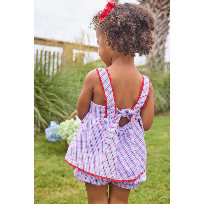 Evie Bloomer Set, Patriotic Plaid - Mixed Apparel Set - 5